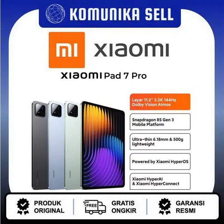 Xiaomi Pad 7 Pro Wifi Only - 12GB/512GB