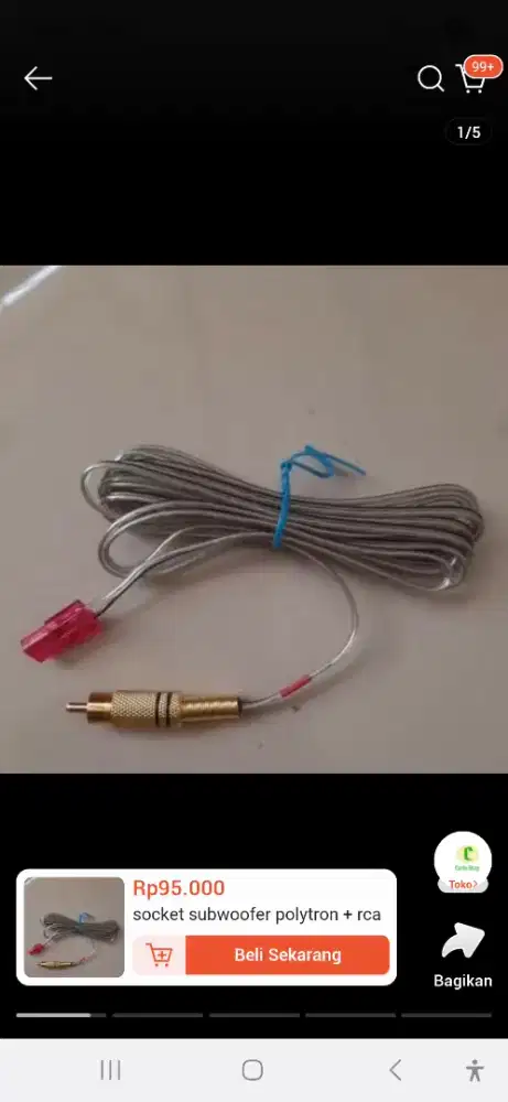 Socket subwoofer TV polytron