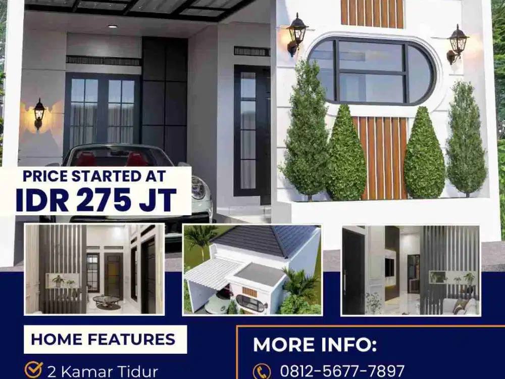 RUMAH CLUSTER TERMURAH LOKASI STRATEGIS