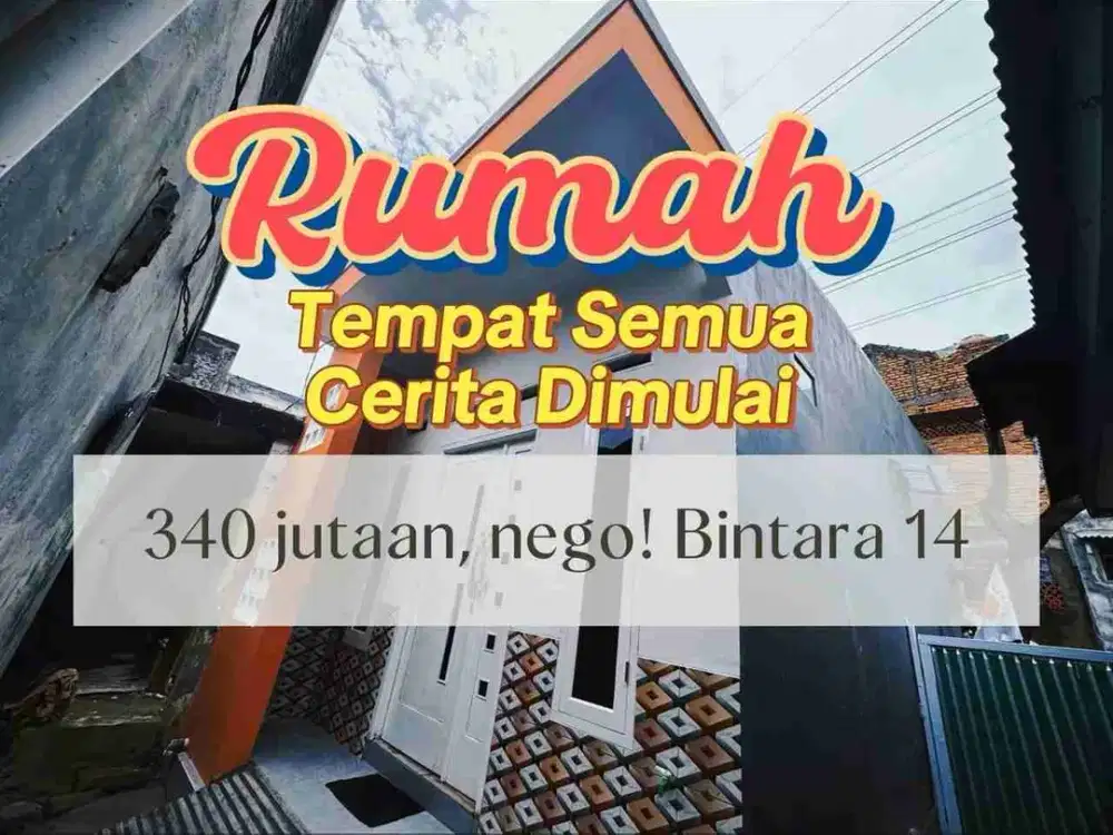 dijual rumah murah