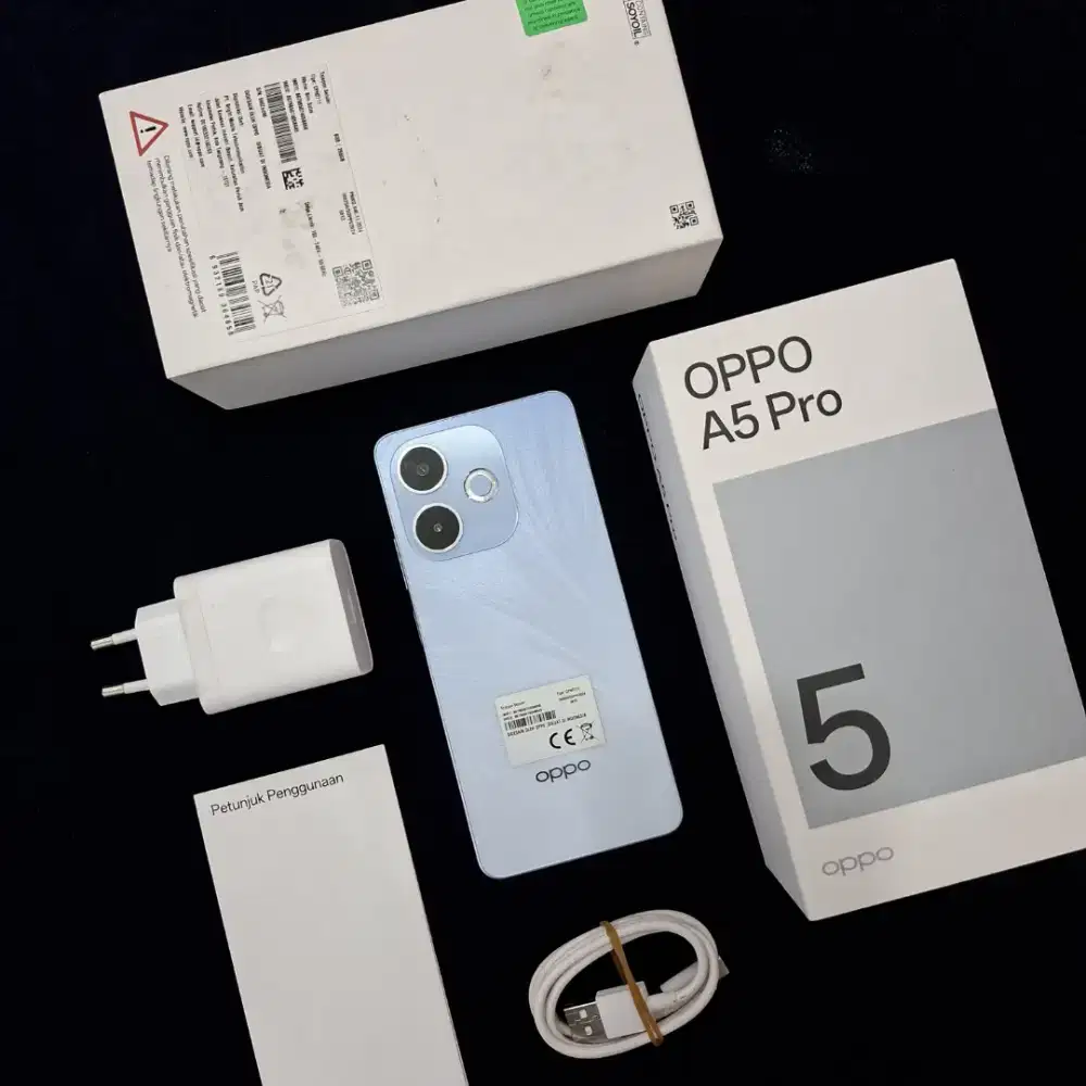 Oppo A5 Pro 4G 8/256 Fulset mulus Pemakaian Singkat