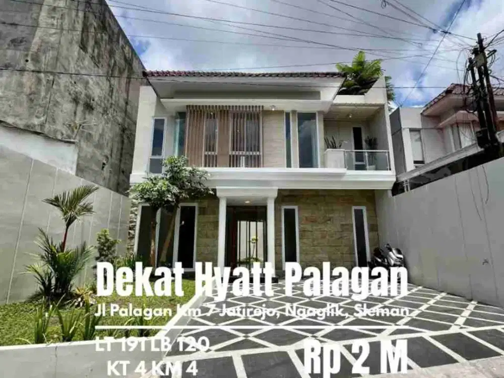 Rumah Baru Mewah dekat Hotel Hyatt Palagan