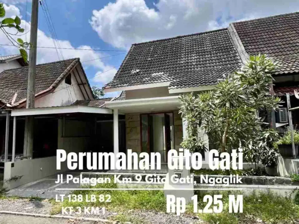 Rumah Limasan dalam Perumahan tepi jalan raya  jl palagan km 9
