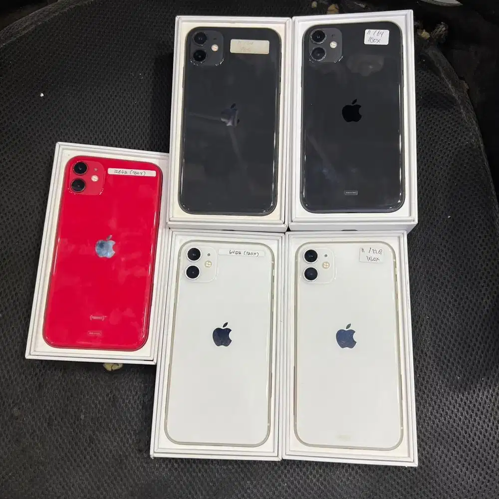 iphone 11 128 ibox like new fullset original no minus bergaransi