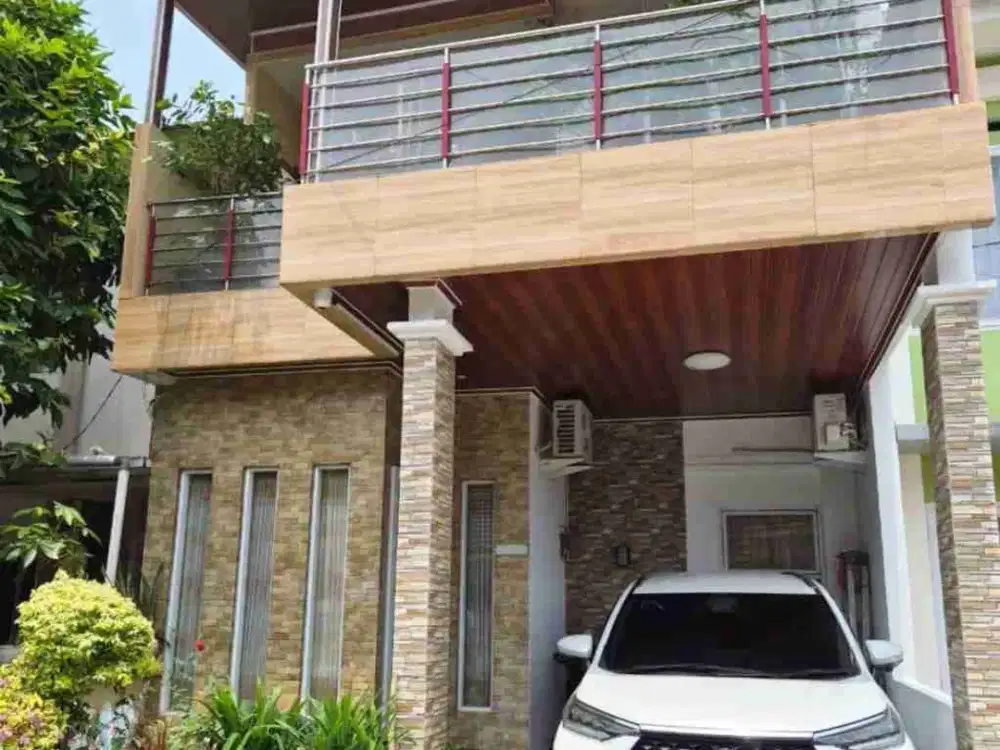 DIJUAL RUMAH 2LT SEMI FURNISH SIAP HUNI LOKASI STRATEGIS DI VICTORIA VILLAGE - TANGSEL