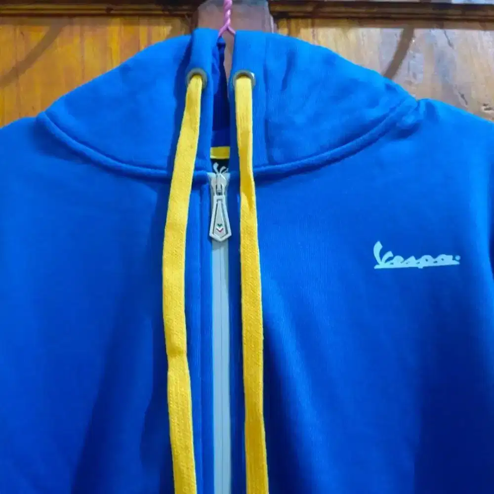 Vespa Hoodie Blue uk S