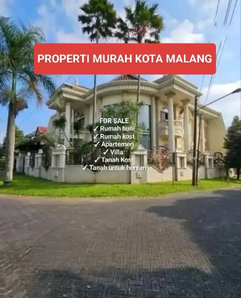 Strategis! Rumah Araya Boulevard Blimbing Kota Malang