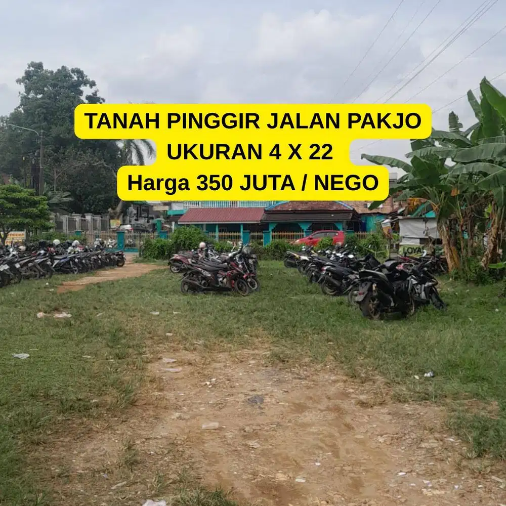 TANAH PAKJO DEKAT SMA 11 PALEMBANG
