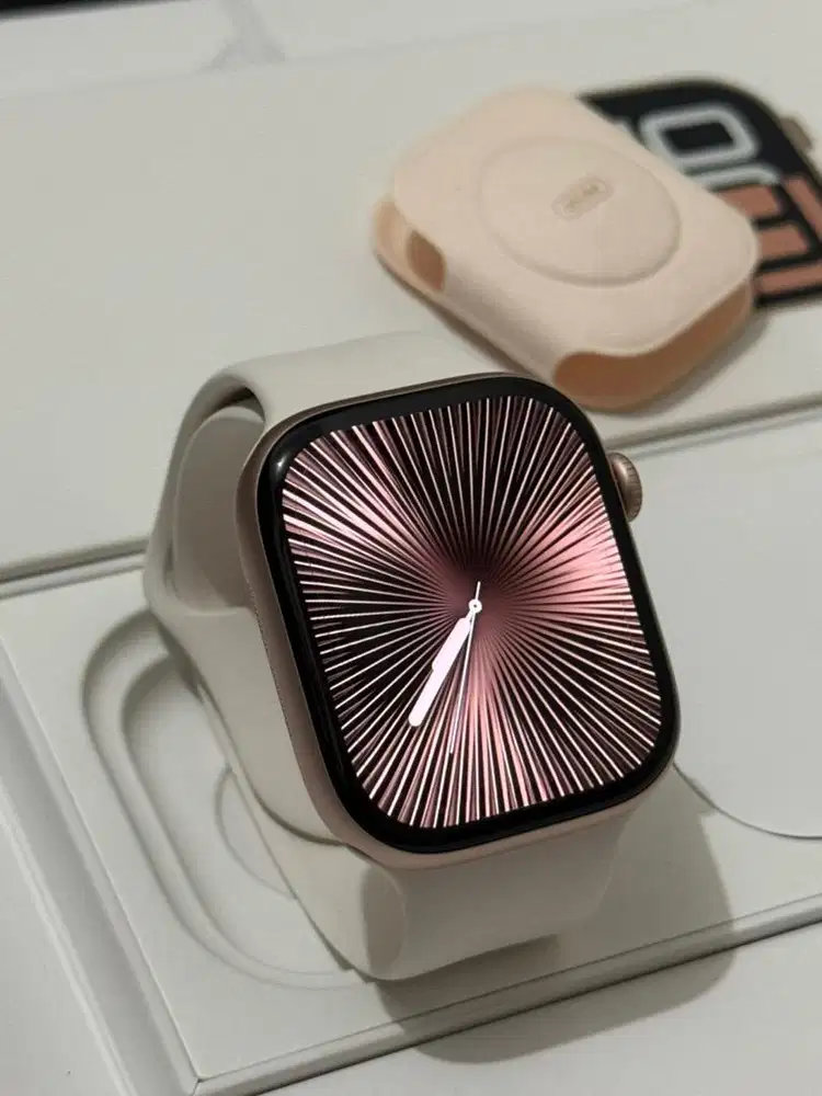 iBox Apple Watch Series 10 46mm Rose Gold Fullset IC/B Garansi On 2026