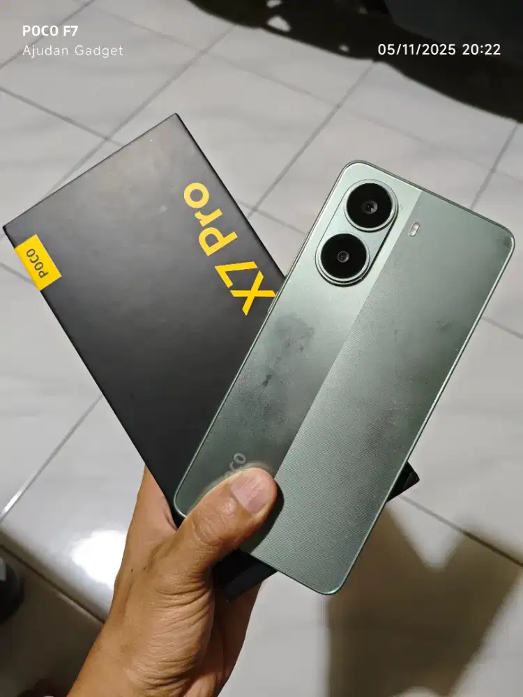 Xiaomi Poco X7 Pro 12/512 Gb Likenew 99% Garansi Juli 2026 bs TT/BT ya