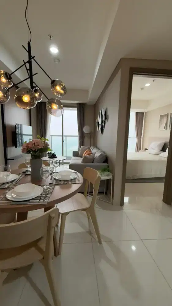 PIK – Apartemen Gold Coast Honolulu 1BR Furnished Murah Banget!