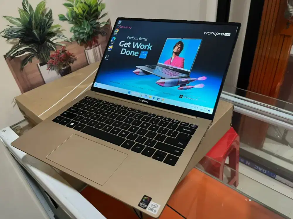Laptop Seri Terbaru, Advan WorkPro 1701, i5-Gen 10Th, 8GB / 256 GB SSD