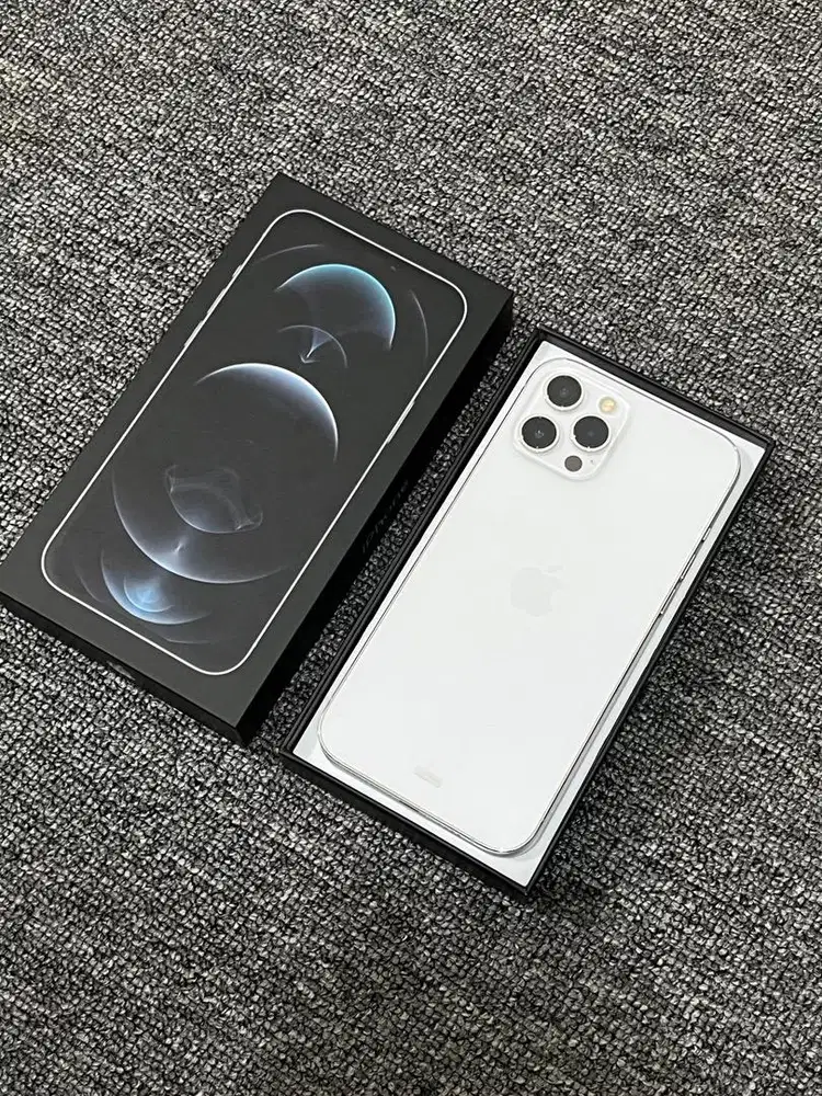 Iphone 12 pro max 128gb ibox silver murah