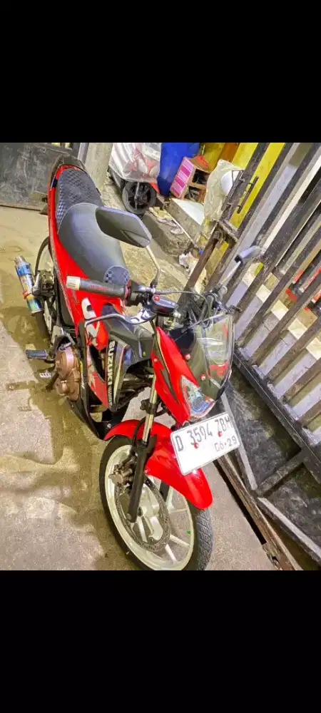 Forsale satria FU facelit 2014 merah hitam