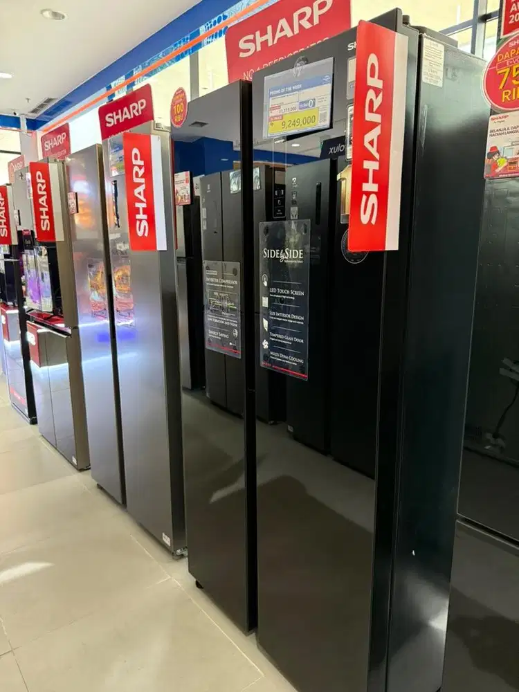 Kulkas SHARP 2 Pintu SJ-IS61GA-BK