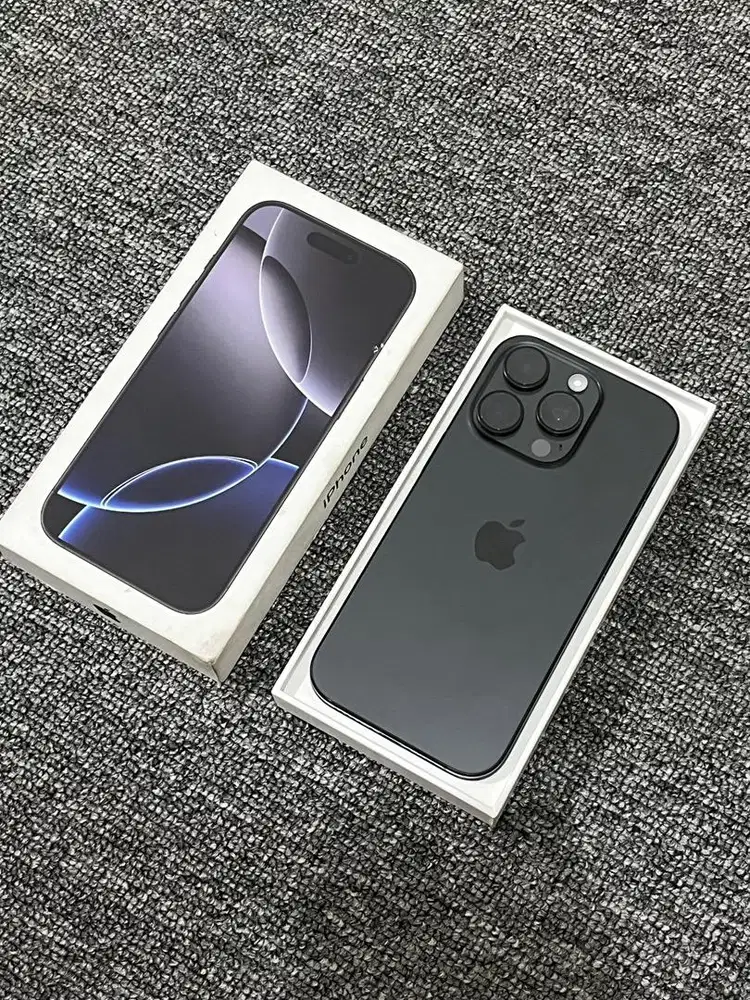 Iphone 16 pro 256gb inter all oprator fullset dus ori
