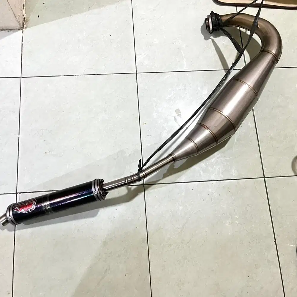Knalpot R9 Ninja RR Orginal kondisi mulus pemakaian wajar