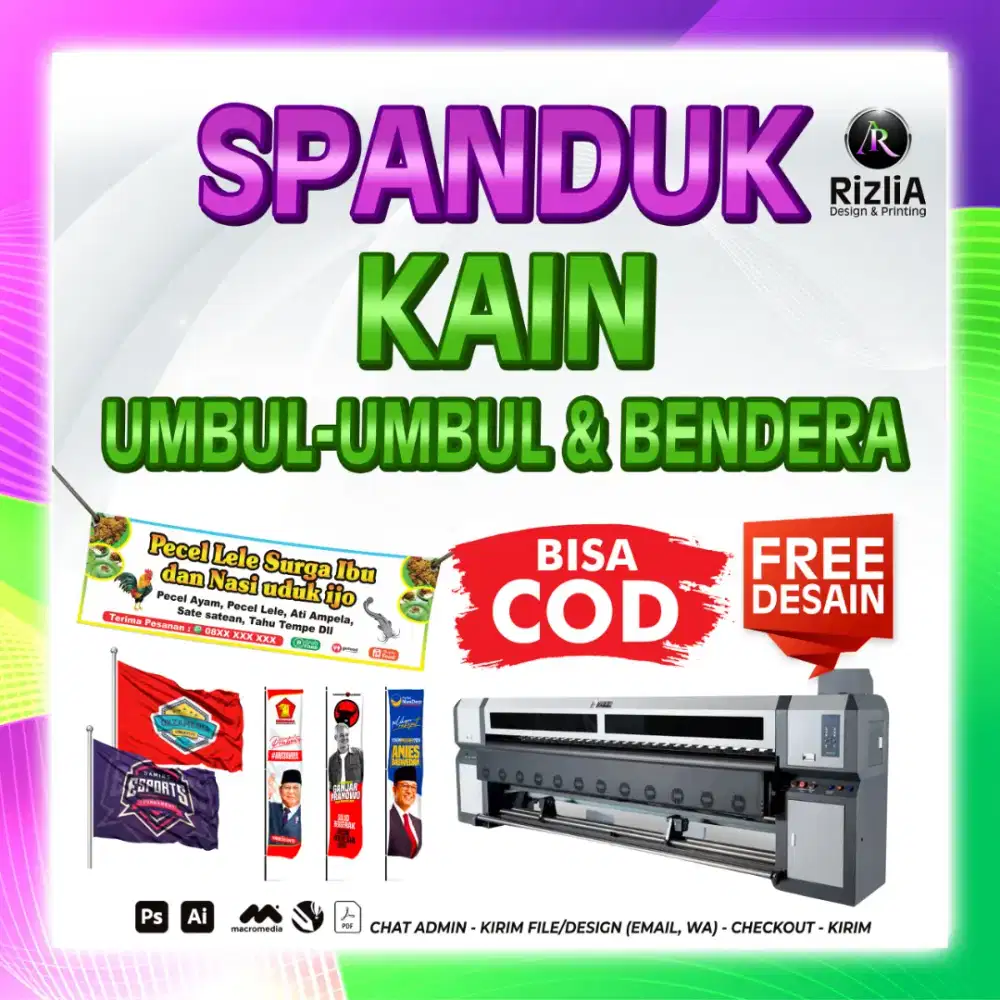 SPANDUK KAIN l BENDERA l UMBUL-UMBUL