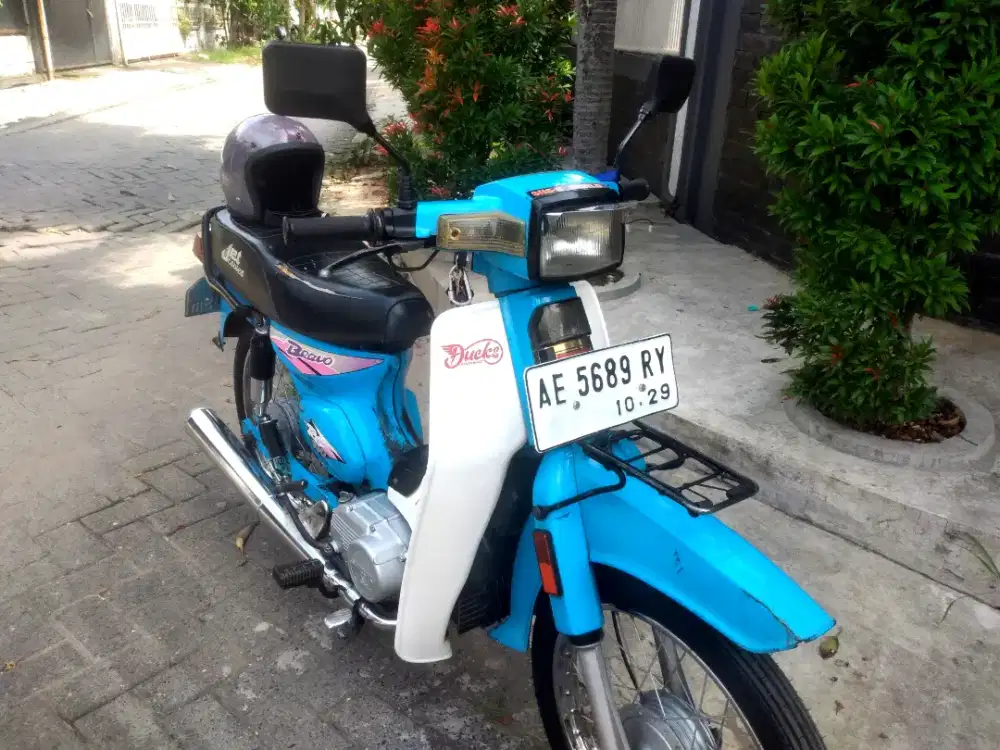 Jual suzuki rc100 bravo 1997 biru