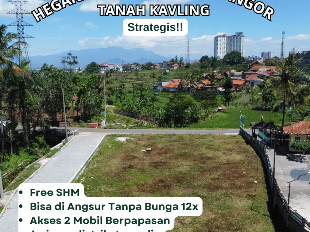 Kavling Eksklusif Jatinangor: Lingkungan Tenang, Udara Sejuk, Cocok untuk Hunian Dosen/Eksekutif