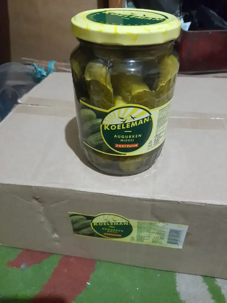 Acar mentimun koeleman  dil gerkin 720gr