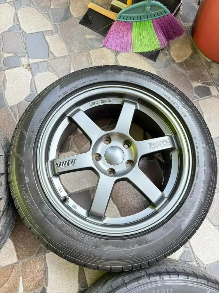 Velg Racing R17 TE 37 OG R17 pcd 5x114,3 superdupercopy + Ban RE003