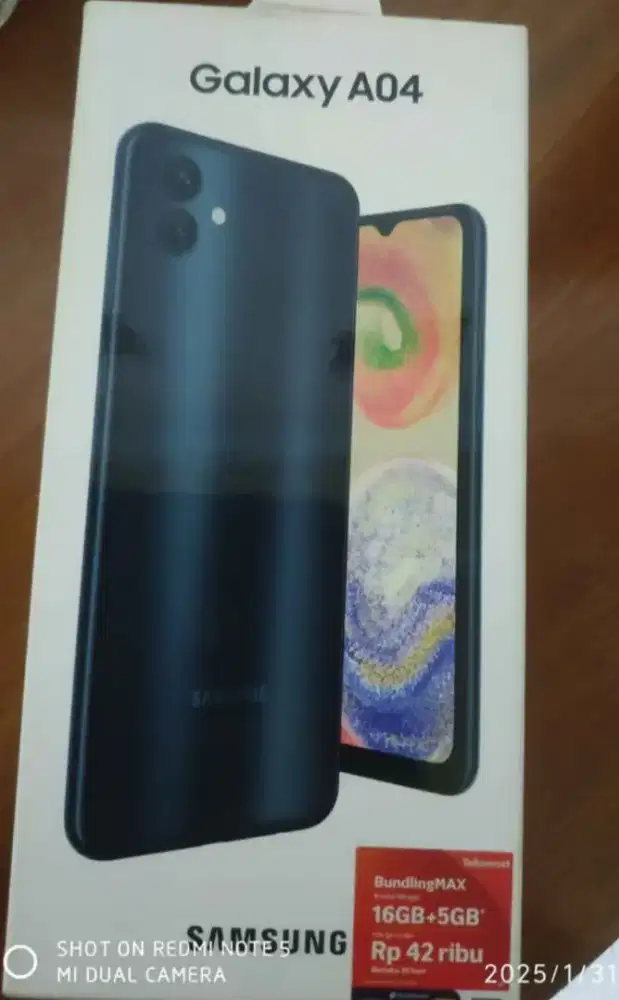 Samsung a04 ram 4 komplit mulus