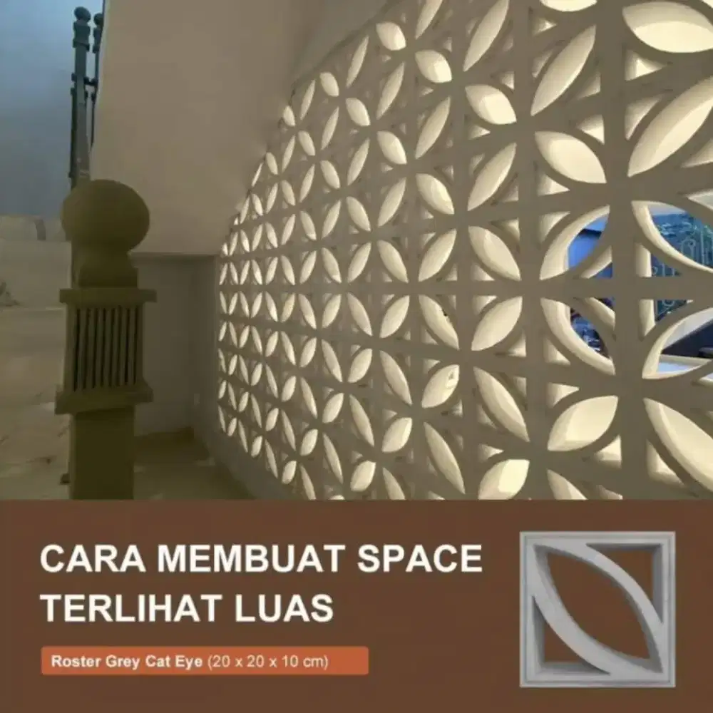 ROSTER BETON MINIMALIS modern