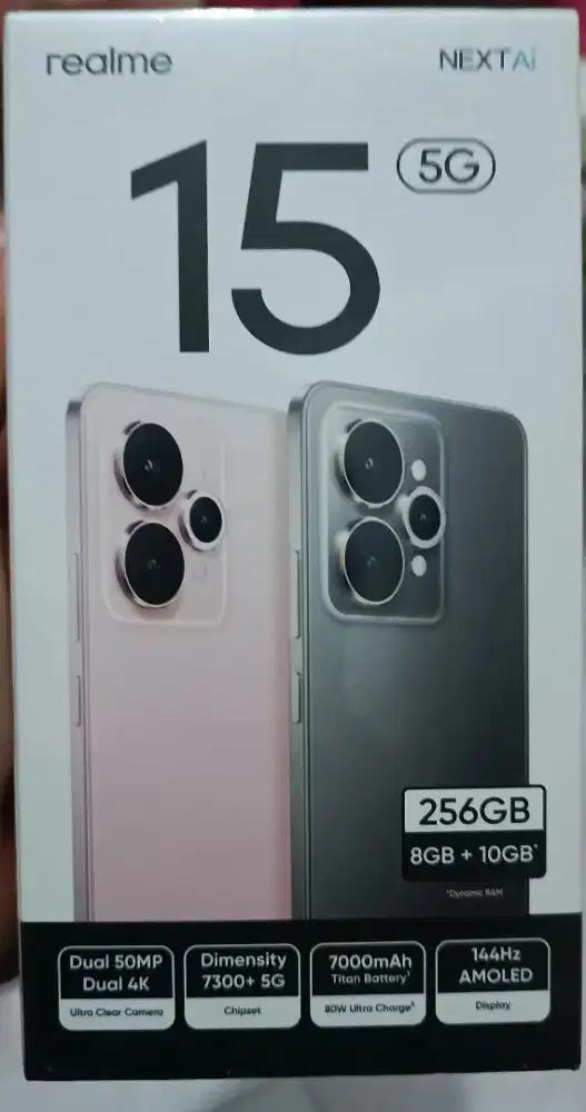 Realme 15 8/256 pink