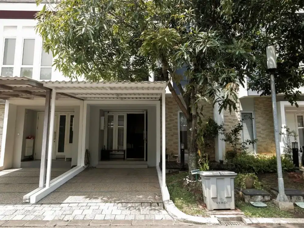 DIJUAL RUMAH CANTIK DAN FURNISH HADAP SELATAN TIPE PREMIUM TERMURAH DI VERDI GADING SERPONG