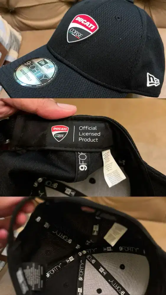 Topi New Era official merchand Ducati Original