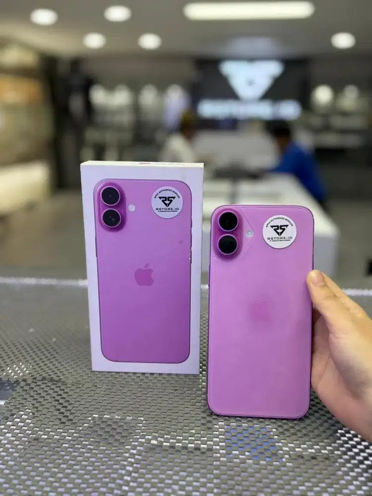 iphone 16 plus 128gb fullset, garansi resmi/ibox 6 bulan