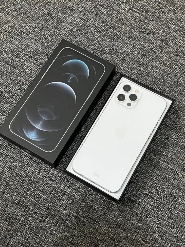 Iphone 12 pro max 128gb ibox silver murah