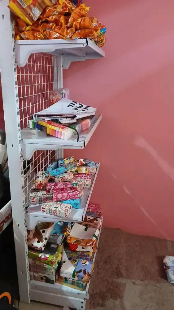 RAK MINIMARKET 4TINGKAT SINGLE