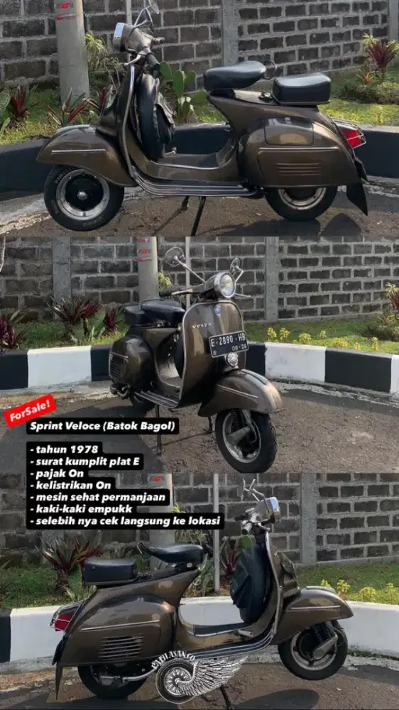 vespa sprint veloce(batok bagol)