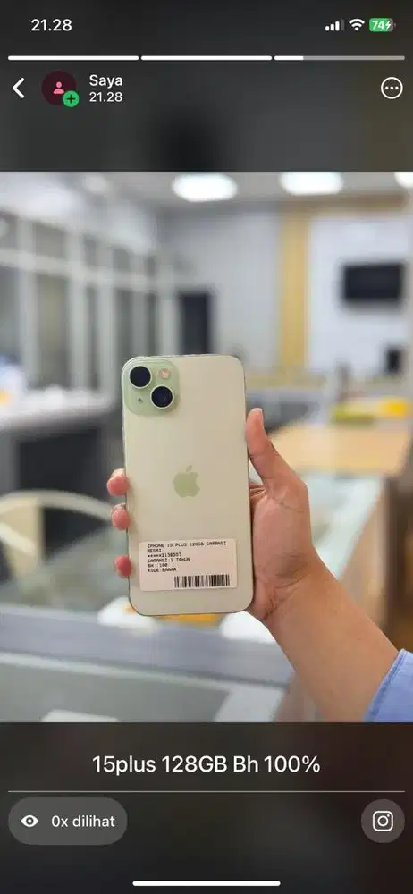 Iphone 15Plus 128GB