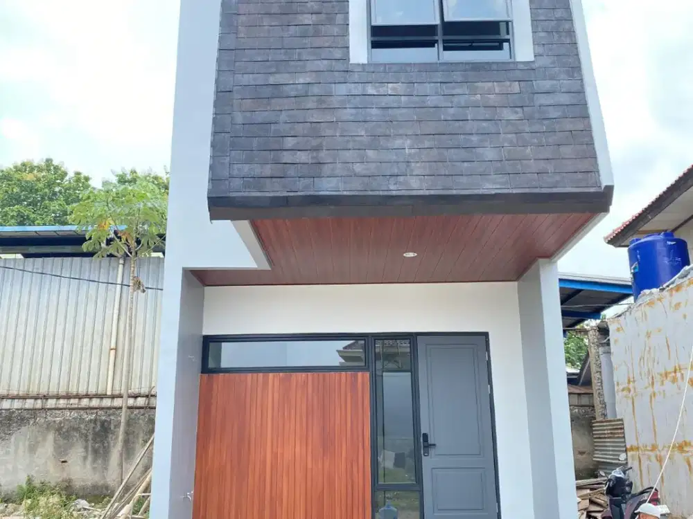 DIJUAL RUMAH JATIASIH 800 JUTAAN BEBAS BANJIR BERGAYA MODERN