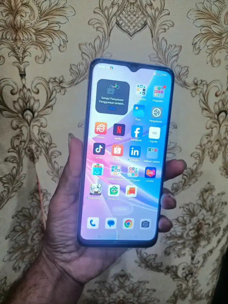 Oppo A78 5G ram 8/128 normal semua nya minus pemakaian saja batangan