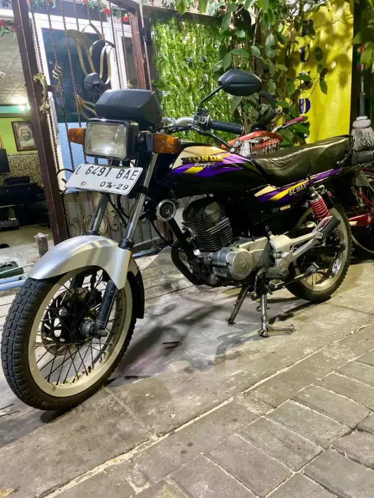 Sepeda Motor Honda GL Max Tahun 1996 Plat L Surabaya Ss lengkap Hidup