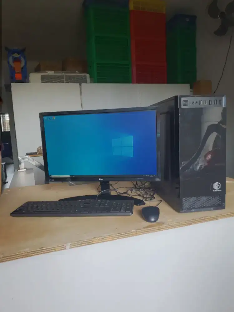 PC Rakitan Intel i5 SSD 240GB + HDD 1TB | Siap Kerja & Desain Ringan