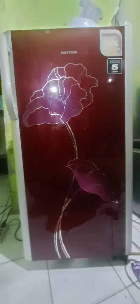 Kulkas 1pintu Polytron kembang GRATIS ANTAR