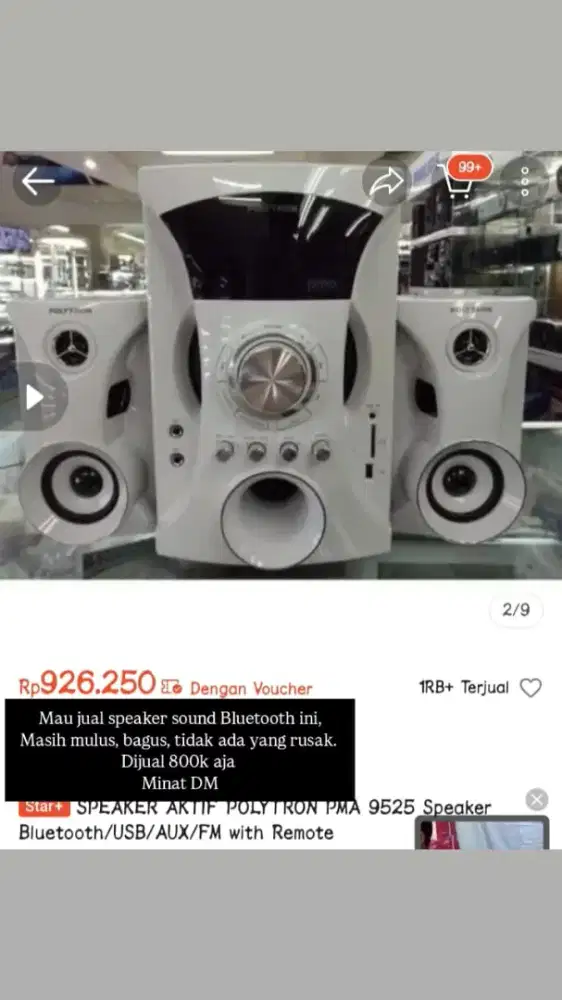 Speaker Polytron PMA 9525 Blutooth