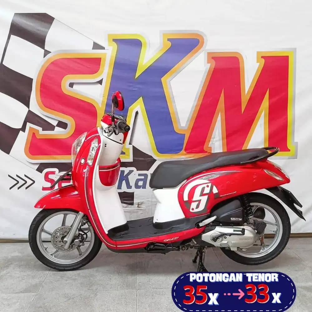 (proses hanya KTP&KK lngsng gas) Scoopy 2017 cash crest