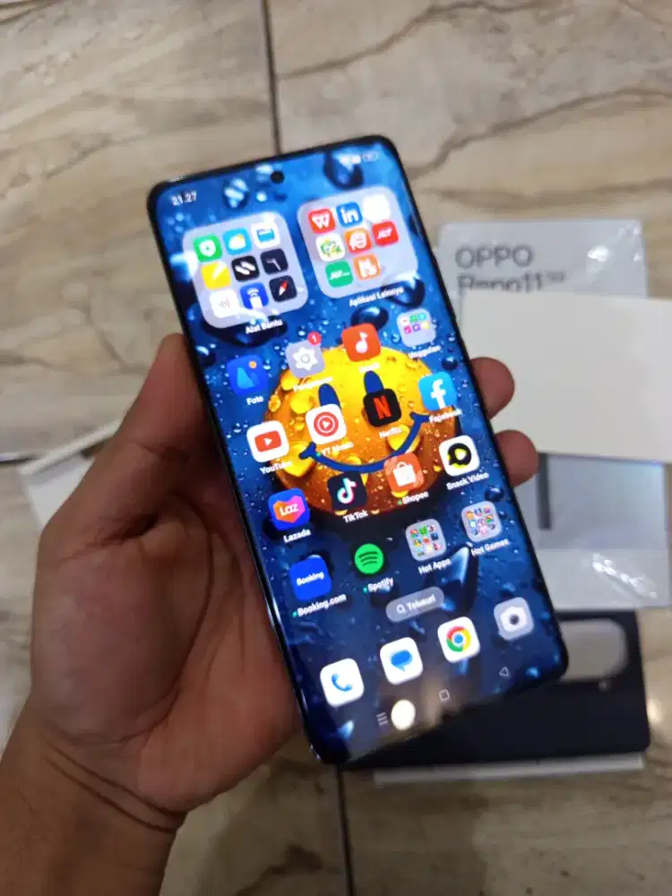 Oppo Reno 11 5G Ram 8GB+8GB / 256GB LENGKAP FULLSET ORI LIKE NEW