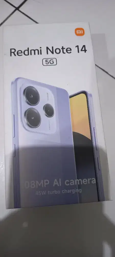 Tt jual redmi note 14 5G fullset