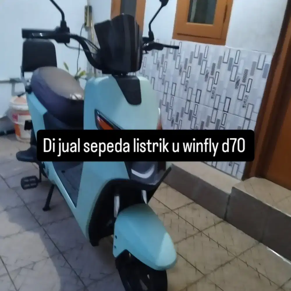 Di jual sepeda listrik merek u winfly d70