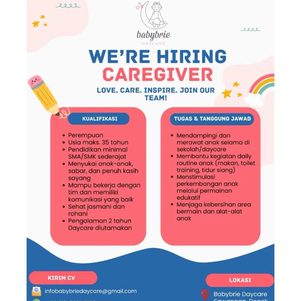 Lowongan caregiver