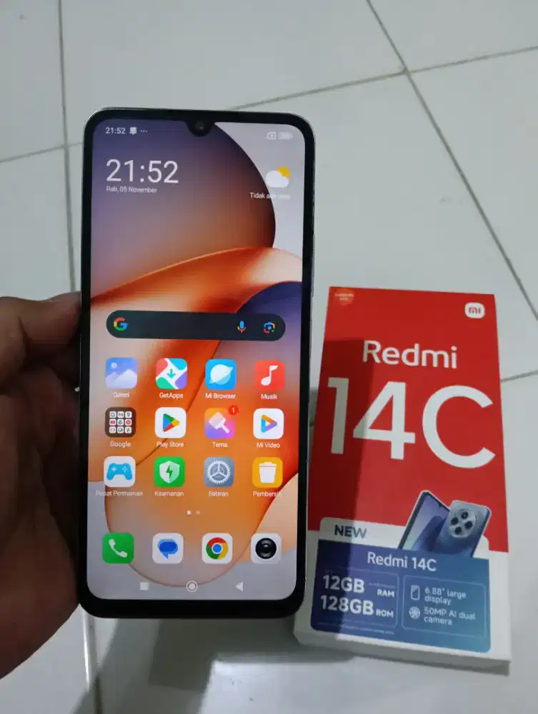 Redmi 14c ram 6/128gb fullset