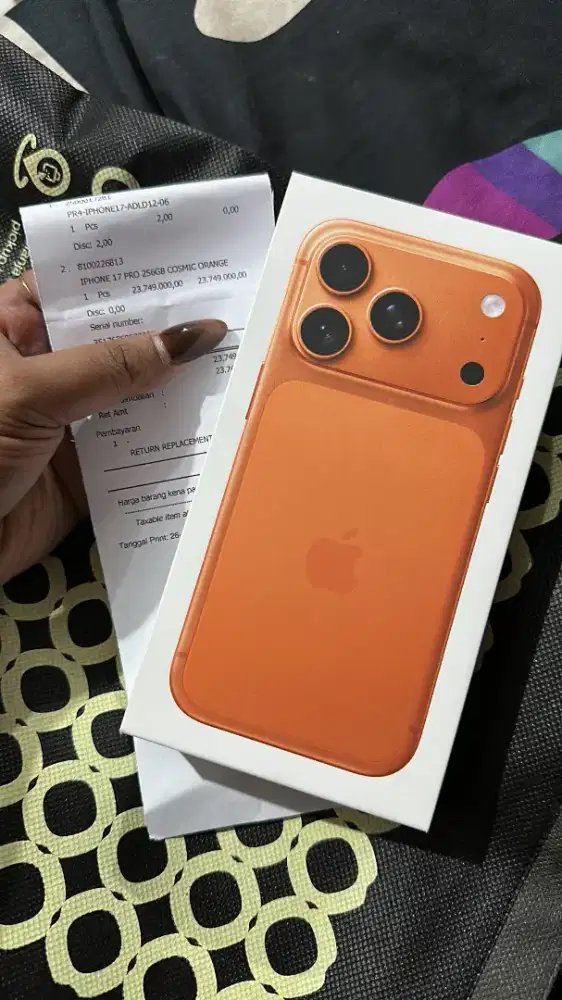 Iphone 17 pro 128 Ibox Orange Baru