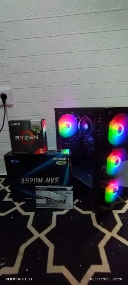 PC Gaming Ryzen 5 5600G VGA 2GB RAM 16GB